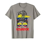Ecuadorian Girl Ecuador Women Chica Ecuatoriana Flagge Pride T-Shirt