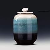 Chinesische Windvase Keramik Kunstvase Dekorative Vasen für Zuhause, um rustikale Wohnkultur zu dekorieren Ideale Dekoration für Haushalt Büro Party Medium