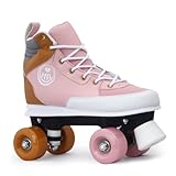 BTFL Rollschuhe Rosa Girlie für Mädchen,Retro-Rollschuhe,Dance-Roller,Rollerskates,rosa,EU 37