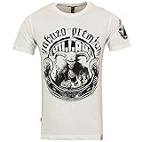Yakuza Premium The Devils Männer T-Shirt Handcraft Weiss - 4XL