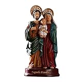 ZQYX Heilige Familie Statue Katholisch 14CM, Jesus Maria und Joseph Statue Figur, Christus Geburt von Jesus Ornament Geschenke Weihnachtsfiguren Dekorationen für Heimtisch