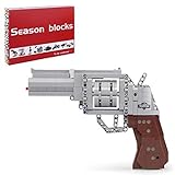 GUDA Technik Gewehre Bausteine Modell mit Schußfunktion,475 Teile Bausteine Pistols Bausatz Kompatibel mit Lego