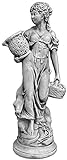 gartendekoparadies.de Massive Steinfigur Statue Frau Motiv Sommer antik aus Steinguss frostfest