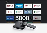 STRONG LEAP-S1+ Smart TV Box inkl. 2 Monate ZATTOO Ultimate GRATIS, UHD, 4K, Android 10.0 (Google Playstore, Netflix, Prime Video, Disney+, YouTube, Stadia Gaming, HDR10, USB, LAN, WLAN, Bluetooth)