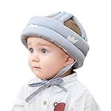 Baby Schutzhelm, 360° Anti-Kollision Kopfschutzkappe Kopfschutz-Kissen mit Verstellbaren Riemen Atmungsaktiv Babyhelm Sicherheits Schutz Mütze für Säugling Kleinkind Kinder Laufen Lernen