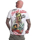 Yakuza Herren Chaos Regular T-Shirt, Weiß, 4XL