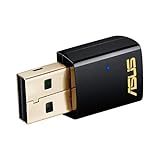 Asus USB-AC51 AC600 Dual-Band Wi-Fi USB Stick (802.11 a/b/g/n/ac, USB 2.0, Windows Mac & Linux kompatibel, Antennen)