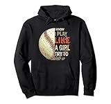 I Know I Play Like A Girl Try To Kee Pullover Hoodie
