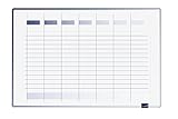 Legamaster 7-490000 Accents Plan-Whiteboard, bedruckt mit Wochenplaner, lackierte Stahloberfläche, 90 x 60 cm