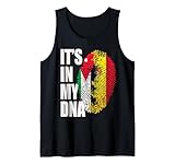 Spanien und Jordanien DNA Heritage Flag Tank Top
