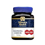 Manuka Health - Manuka Honig MGO 250+ (500 g) - 100% Pur aus Neuseeland mit zertifiziertem Methylglyoxal Gehalt