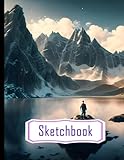 Sketch Book: Realistic Photo Sketches of Epic Adventures - Big Size 8.5x11 Inches, 120 Pages