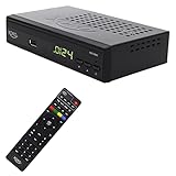 Digitaler FullHD Satelliten-Receiver XORO HRS 8689 mit 2-in-1-Fernbedienung, unterstützt Unicable 1/2, JESS, USB 2.0 Mediaplayer, HDMI-, SCART- und S/PDIF-Ausgang