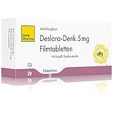 Deslora-Denk 5 mg Filmtabletten: Zur Besserung der Symptomatik bei allergischer Rhinitis und Urtikaria bei Erwachsenen und Jugendlichen ab 12 Jahren, Wirkstoff: Desloratadin, 20 Stk.