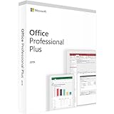 Microsoft Office 2019 Professional Plus für Windows - Produktschlüssel – 1 Gerät - Deutsch – KEIN ABO – Laufzeit unbegrenzt- Email-Versand innerhalb von 24 Std. und anschließend per Briefpost