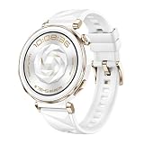 HUAWEI Watch GT 5 Pro 42 mm Smartwatch, Kunstvolles Design, Sportfunktionen auf Profi-Niveau, Health-Tracking, EKG-Monitoring, bis zu 7 Tage Akkulaufzeit, GPS, Bluetooth-Anrufe, iOS & Android, Weiß