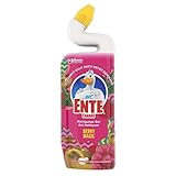 WC-Ente Total Aktiv Gel, Flüssiger WC-Reiniger, Toilettenreiniger, Berry Magic, 750 ml