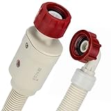 Kenekos - 1,5-3m Aquastop Schlauch für Waschmaschine Geschirrspüler inkl. Sicherheitsventil + Schmutzsieb, 3/4 Zoll Gewinde max. 90°C, Sicherheitszulaufschlauch, Zulaufschlauch Aquastopschlauch 2