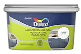 Dulux Fresh Up Farbe für Küchen, Möbel, Türen, 2L, WEISS, glänzend | einfache Renovierung + Anwendung, erhältlich in 7 weiteren Trend-Farben