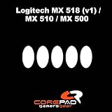 Corepad Mausfüße Skatez Pro 2 Logitech MX500 - Logitech MX510 - Logitech MX518 (Version 1 - Zwei Modelle verfügbar - Bitte mit Bild abgleichen) - Logitech MX700 - Logitech MX900