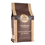 VietBeans Espresso Kaffeebohnen 1kg - Exklusive Hochland Coffee Beans aus Cau Dat - Kaffee Crema mit wenig Säure durch schonende Trommelröstung - Bohnenkaffee ganze Bohnen 1kg