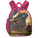 ADGBag Kinder Rucksack Cute Animal Cartoon Download Cloud Sky Whale Pocket Backpacks Backpack Schoolbag for Childrens Kids Children Boys Girls