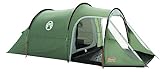 Coleman Zelt Coastline 3 Plus | kompaktes 3 Mann Zelt | 3 Personen Tunnelzelt | leichtes Campingzelt mit Vorzelt und Fenstern | Wasserdicht Dank 3.000mm Wassersäule