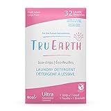 Tru Earth Eco-Strips Baby-Waschmittel (32 Waschladungen) – Umweltfreundlich, ultrakonzentriert, hypoallergen, kompostierbar & biologisch abbaubar, plastikfrei, Waschmittel für empfindliche Haut