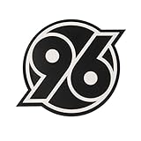 Hannover 96 Aufkleber transparent Schwarz Logo