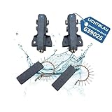 LICHTBLAU Motorkohlen Set 639025 00639025 Kohle Kohlebürste Motorkohle Kohlestift 2x mit Halter 6,3mm AMP + 2x ohne Halter 4,8mm AMP Waschmaschine C