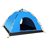 LAMA Campingzelte, 195 x 135 x 115 cm, automatisches Pop-Up-Zelt für 1-2 Personen, wasserdicht & UV-Schutz, Abspannseilen und Tragetasche für Familien-Wandern, Rucksackreisen
