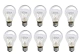 10 x Glühbirne 60W E27 Glühlampe Glühbirnen E 27 klar Qualitätsprodukt