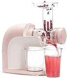 OUMIFA Entsafter Kühlmaschinen Kaltpresse Juicer für Fruchtgemüse ruhigem Motor leicht zu reinigen BPA Kostenlose hohe Ernährungsreserve