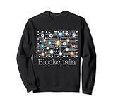Blockchain Cryptocurrency T-Shirt BitCoin Crypto BTC Geschenk Sweatshirt