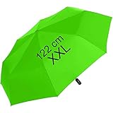 XXL Taschenschirm mit Auf-Zu-Automatik - Full Class - 122 cm großes Dach - neon-grün