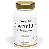 jungold Spermidin Premium. 3,0 mg natürliches Spermidine in nur 2 Kapseln täglich für ihre Ergänzung. 100% glutenfrei und vegan - laborgeprüfte Qualität - jungold Österreich.
