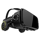 Hi-SHOCK Premium VR Brille - X4 - Gaming Brille für 3D Spaß - VR Headset mit integrierten Kopfhörern für 4,7 - 6,2 Android Smartphones - Ideal für Virtual Reality 360 Videos