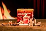 Feuerzangentasse Zimt-Zucker-Hütchen (20 Stück) Original Zimt Zuckerhütchen für Feuerzangenbowle
