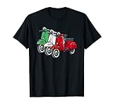 Roller Scooter Mopedfahrer Moped Vintage Love Retro Italien T-Shirt