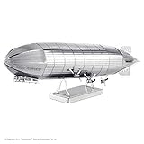 Fascinations MMS063 - Metal Earth 502504 - Graf Zeppelin, lasergeschnittener 3D-Konstruktionsbausatz, 2 Metallplatinen, ab 14 Jahren
