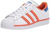 adidas Originals Herren Superstar Sneaker, Granit hell orange weiß, 36 2/3 EU
