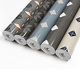 CV Bodenbelag Retrotex - PVC Bodenbelag Meterware - Vinylboden Laminatboden - Glänzende Fliesenoptik im Retro-Design - besonders gut für Küche & Badezimmer (200 x 200 cm, Avondale 791m)