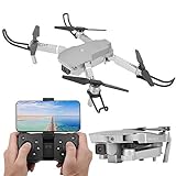 Leapiture Luftbild-Drohne, 4K-Quadcopter, Faltbarer Hubschrauber, WiFi, Faltbare Drohne, Automatische Höheneinstellung Mit Tragbarem Gehäuse