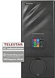 Telestar EC 311 S - 11 kW Smarte Wallbox/Ladestation für E-Autos (Stecker Typ 2, Elektro Hybrid Auto, WLAN, Bluetooth, App Steuerung, KfW förderfähig, IP66)
