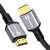 8K HDMI 2.1 Kabel 3meter Zertifiziert Ultra High Speed HD 48Gbps 8K@60Hz 4K@120Hz eARC Dynamisches HDR Dolby Vision 3D Ethernet ARC VRR HDCP 2.3 Kompatibel Xbox Series X PS5 PS4 UHD TV Projektor PC