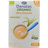 Danalac Bio Babybrei zuckerfrei 200g (Reisflocken) (Packung mit 3)