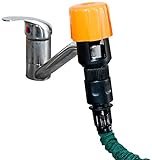 Royal Gardineer Schlauchadapter: Universal-Wasserhahn-Adapter zum Anschluss von Gartenschläuchen (Wasserhahnanschluss)