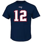 Tom Brady New England Patriots Majestic NFL Eligible Receiver III T-Shirt