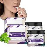 Hydroxylapatit Zahnpasta,Toothpaste Tablets,Kaubare Zahnpasta,NatüRliche Paste Zahnpasta,Zahnpasta Hydroxylapatit Für Den Doppelten Kariesschutz, Zähne Aufhellen, Atem Erfrischen (2PC)