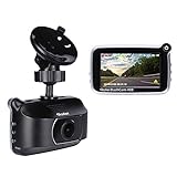 Rollei DashCam-408 - Hochauflösende GPS Auto-Kamera mit Full HD (1080p/30fps) und automatische Notfall Videoaufnahme, inkl. Bewegungssensor und G-Sensor